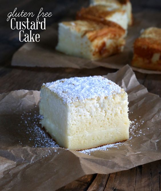 Gluten free custard cake