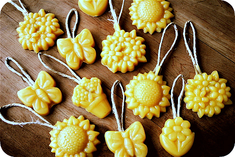 Beeswax ornaments