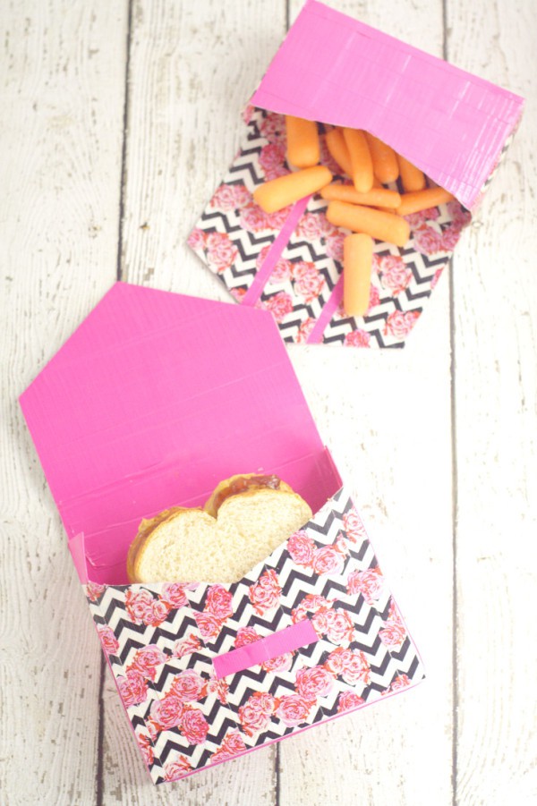 Diy duck tape lunch bags
