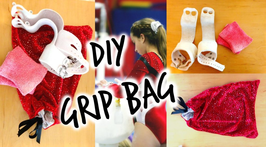 DIY gymnastics grip bag 1024x569 Great DIY Projects for Gymnasts