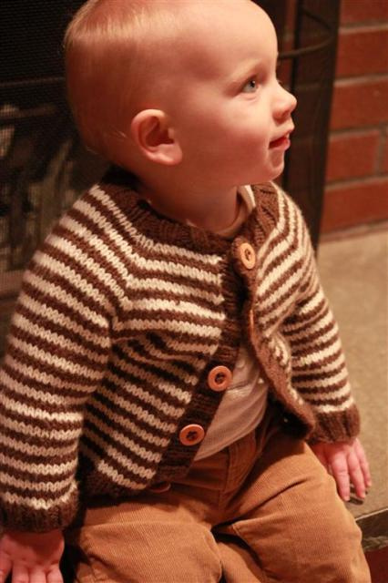 Little Coffee Bean cardigan Adorable Knitted Sweaters for Baby Boys