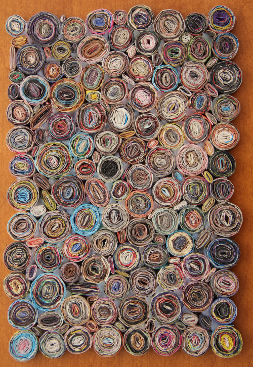 Paper spiral trivet