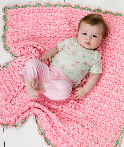 cuddle and coo baby blanket diy 19 Crocheted Baby Blankets To Warm Up Those Little Feet