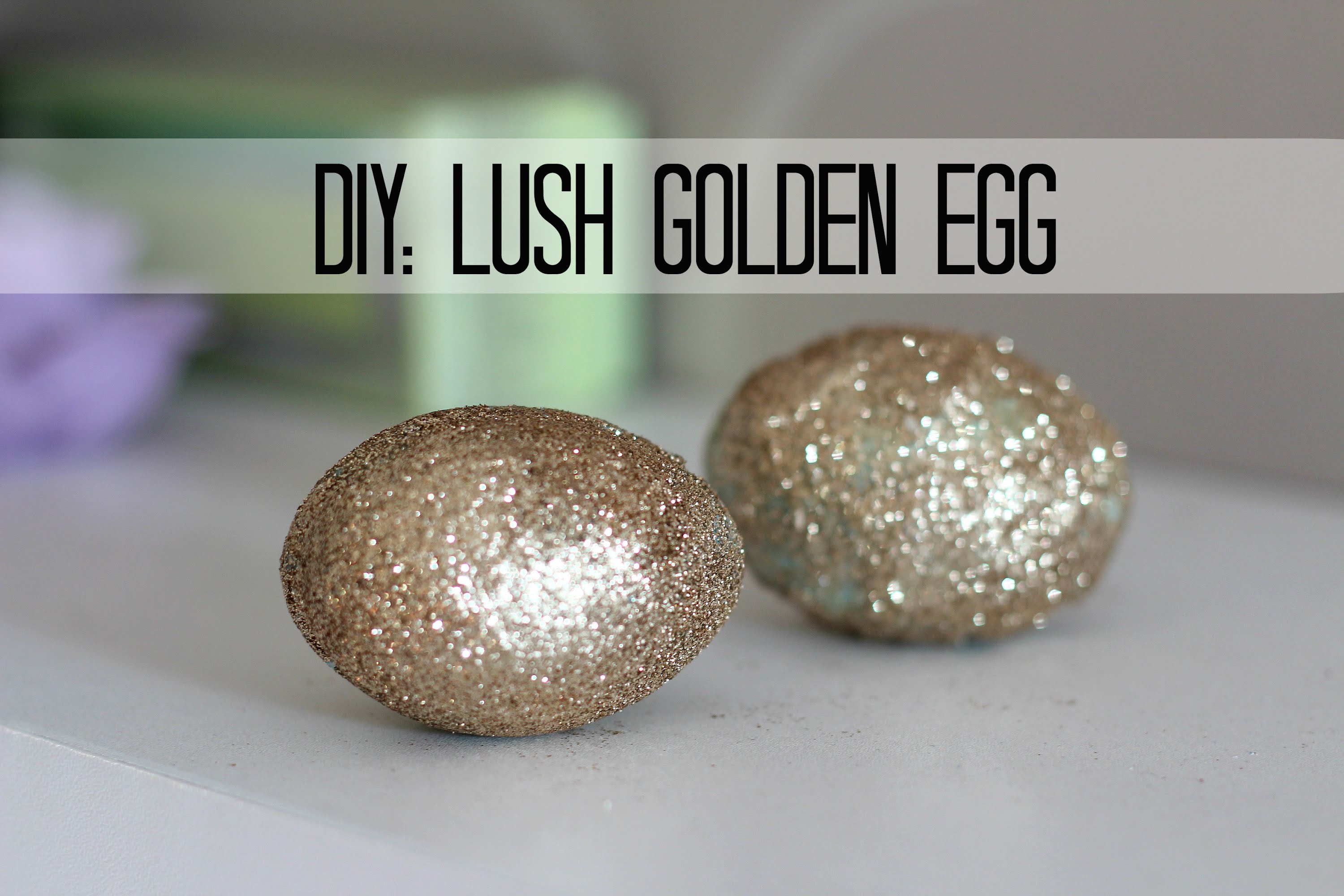 Diy lush golden egg bath bomb