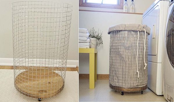 Diy wire laundry basket