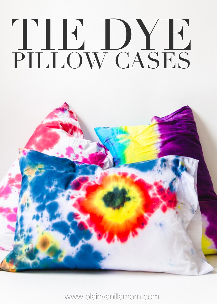 How to make tie dye pillow cases