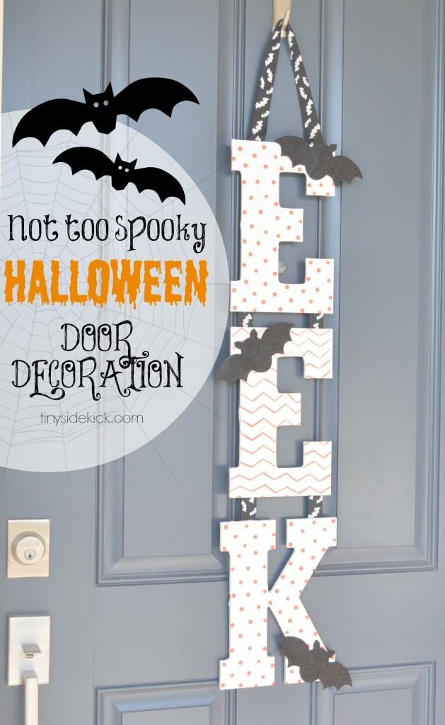 eek halloween door decor diy 25 SPOOKtacular Halloween Door Décor DIYs