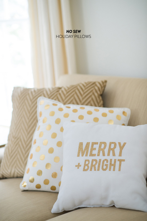 Diy holiday throw pillows