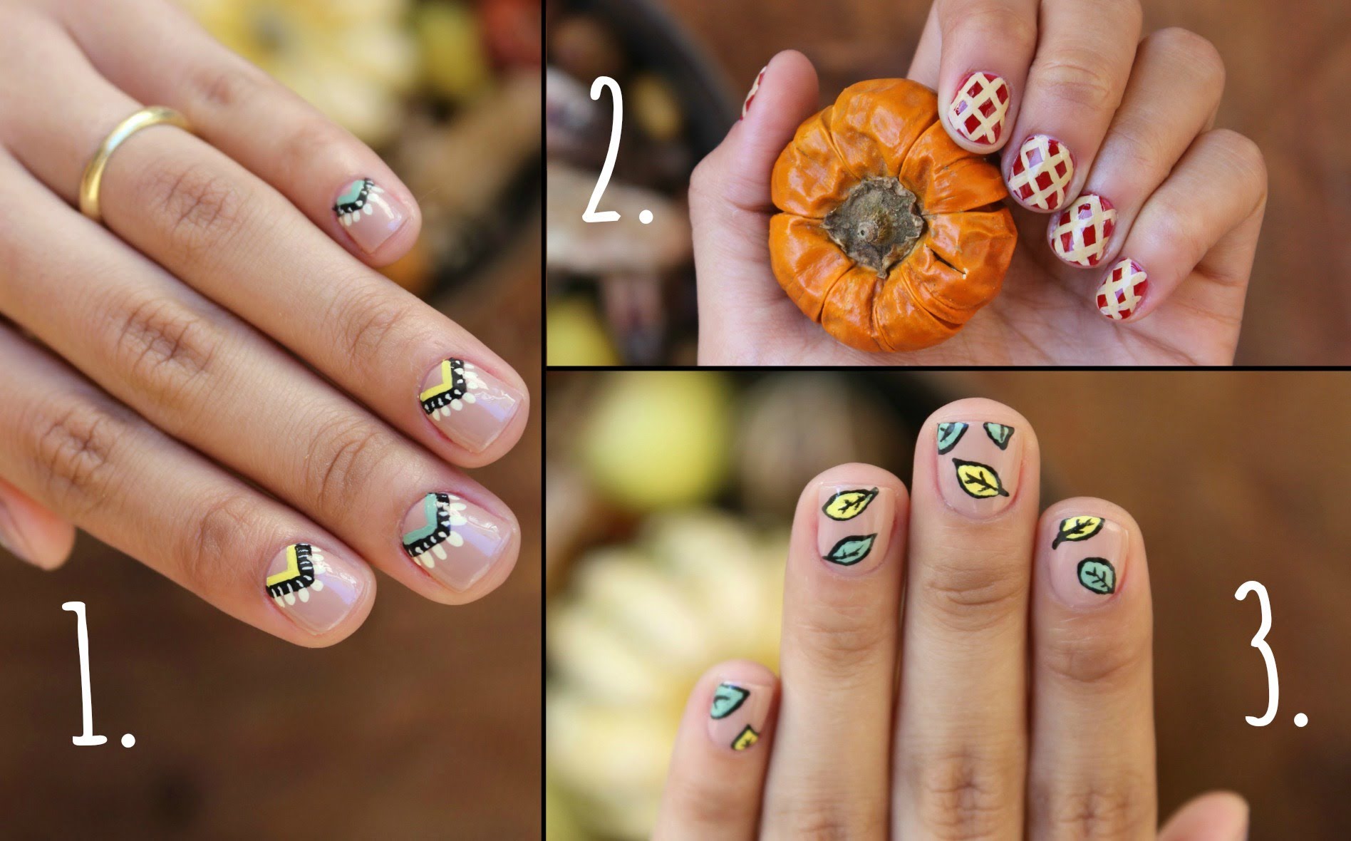 7. Cute Thanksgiving Nail Ideas - wide 2