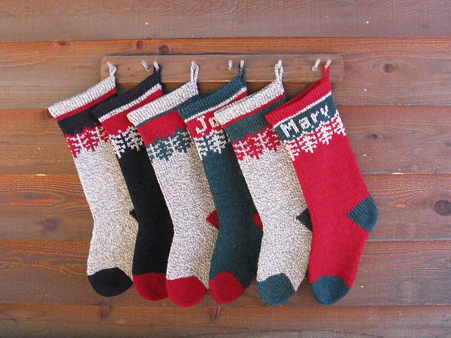 Ragg wool christmas stocking
