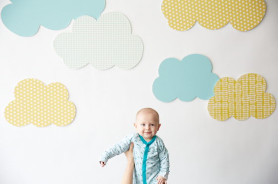 Wallpaper nursery clouds