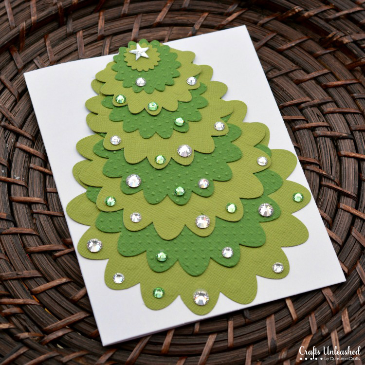 Die cut handmade christmas card crafts unleashed 3