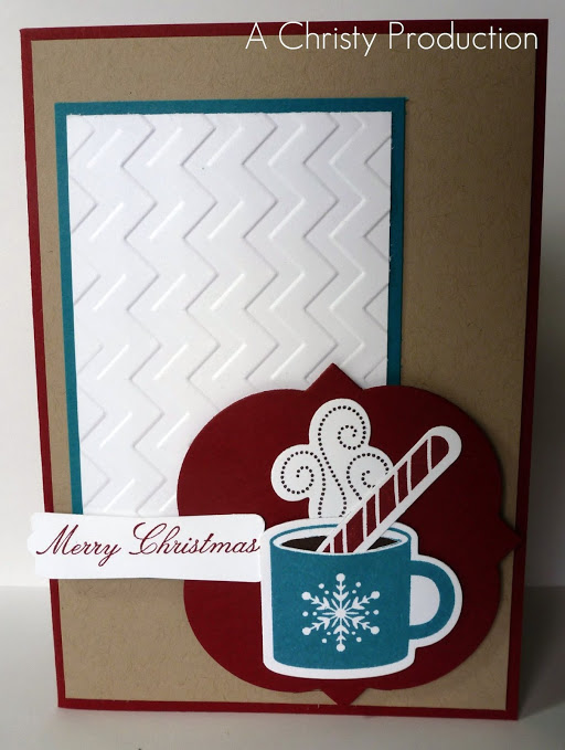 Diy hot chocolate christmas card