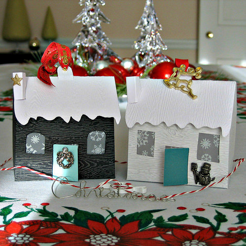 Diy paper houses ornament