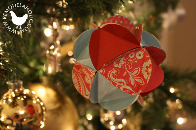 Diy paper layered ornaments
