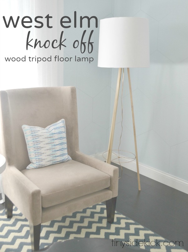 diy tripod lamp Light Up The Living Room With These 25 DIY Floor Lamps!
