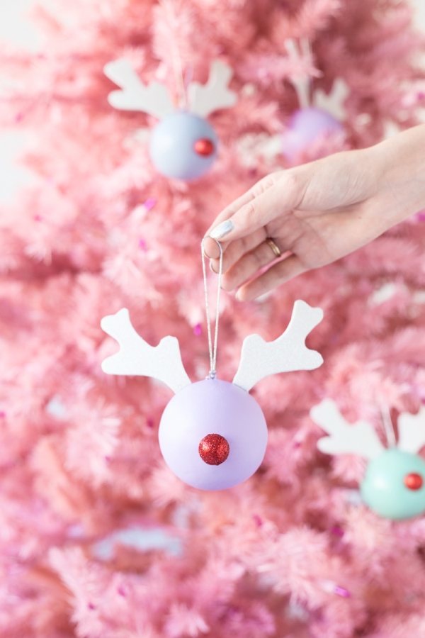 Rudolph ornament diy kids