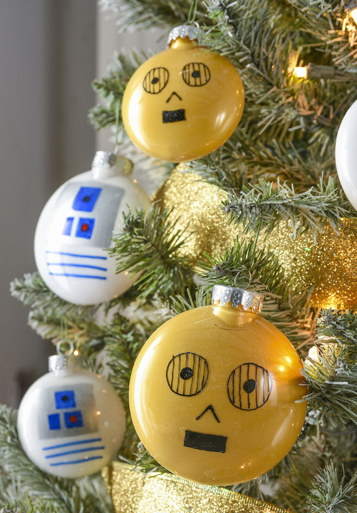 Star wars theme christmas ornaments