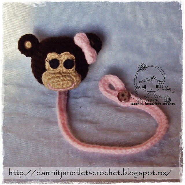 Monkey Pacifier Holder Fun Monkey Themed Yarn Projects
