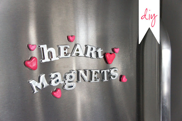 Diy heart magnets