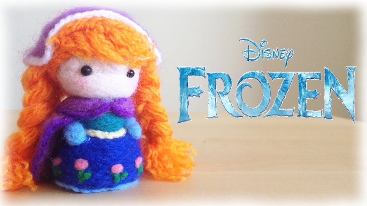 Ana from Frozen Needle Felted Characters
