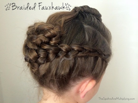Diy braided fauxhawk for toddlers