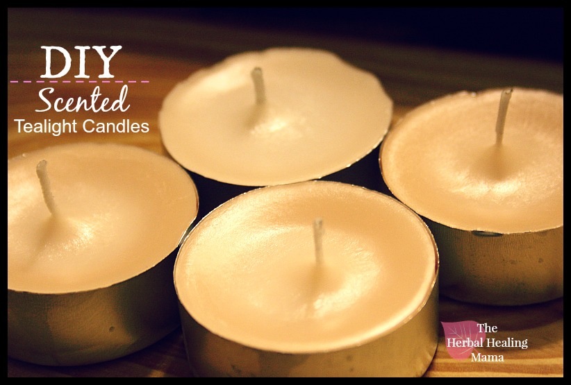 Easy diy scented tea light candles