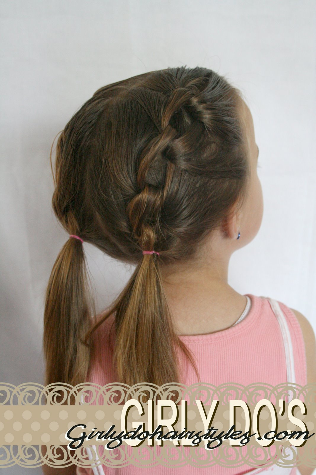 Linky pigtails toddler hairstyle