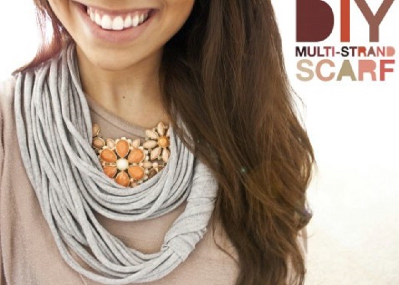 Multi stand scarf Ways to Craft with Fabric Besides Sewing