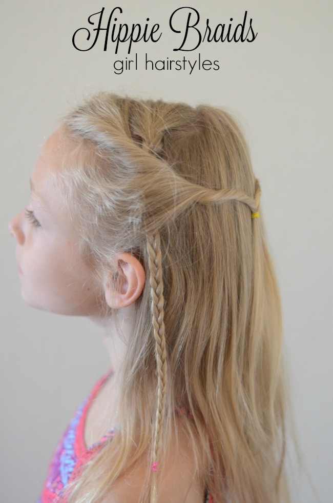 Hippie braids girl hairstyles