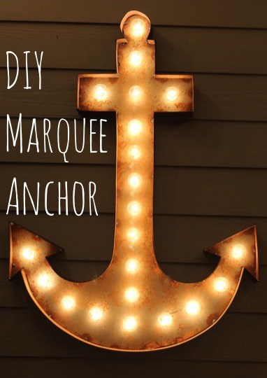 Diy anchor marquee