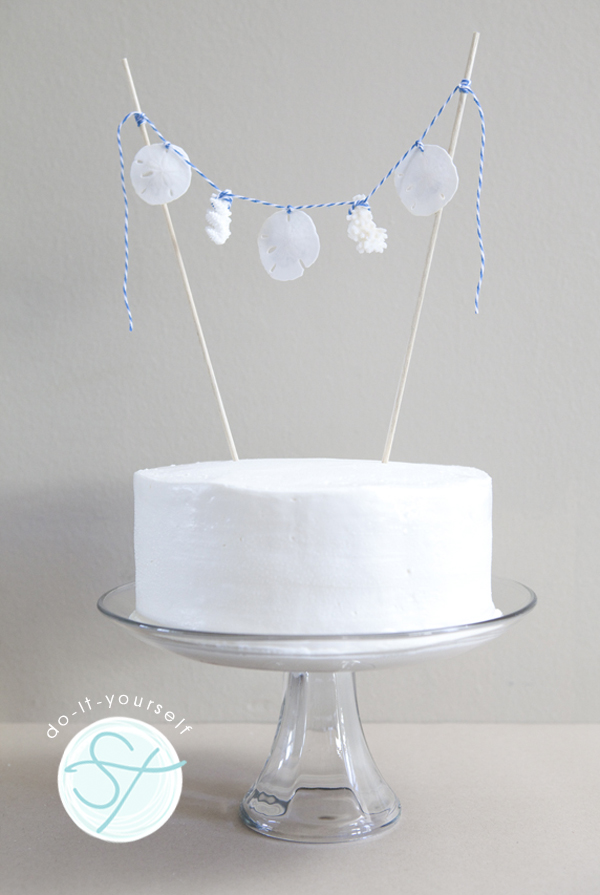 DIY Seashell Cake Topper These 50 Natural Art Projects Will Bring A New Spark To The House