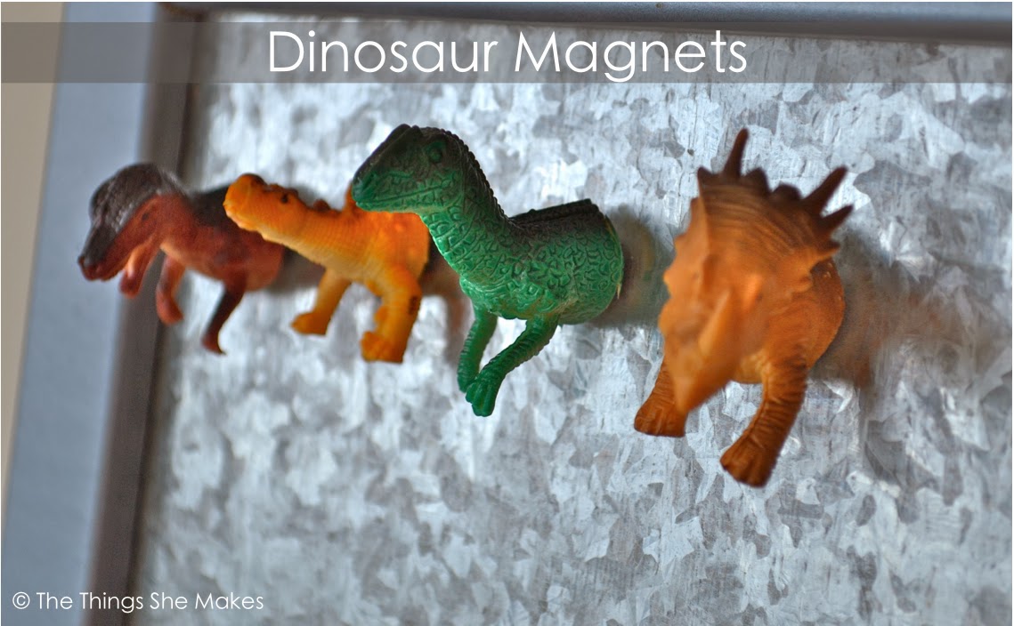 Diy dinosaur magnets