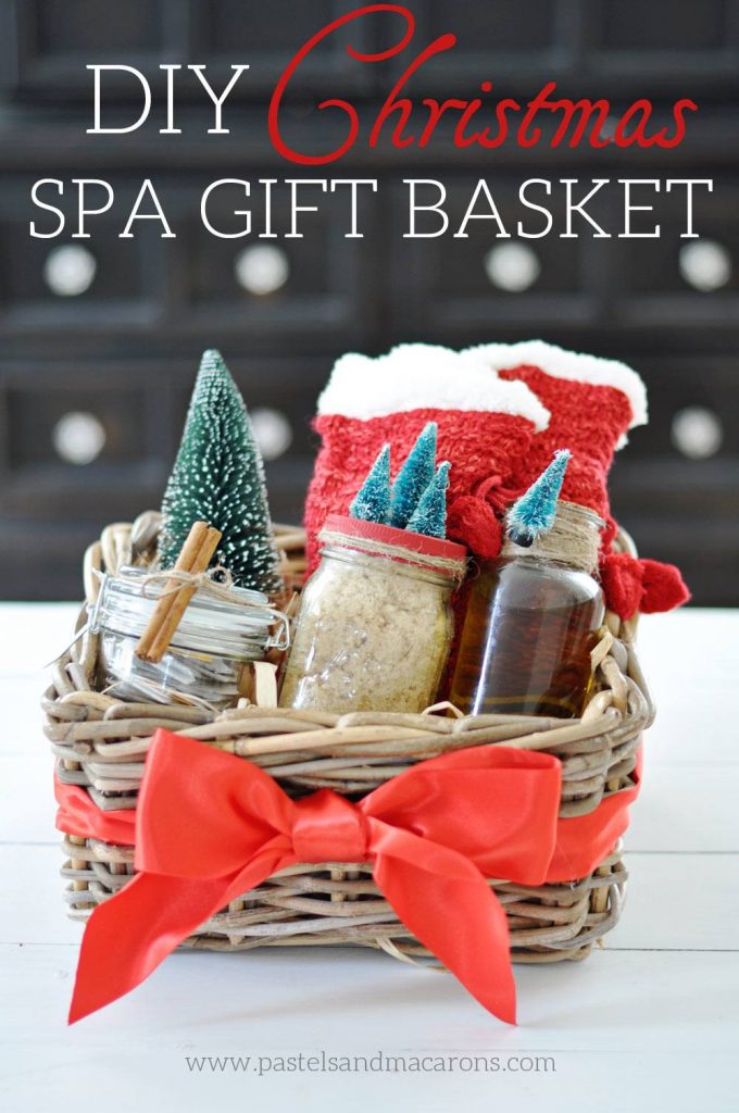 Diy spa gift basket handmade christmas gift