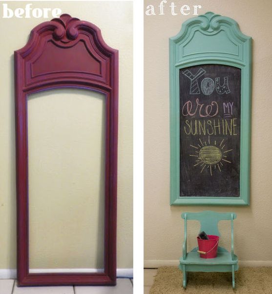 Recycled mirrors Ways to Upcycle Old Mirrors