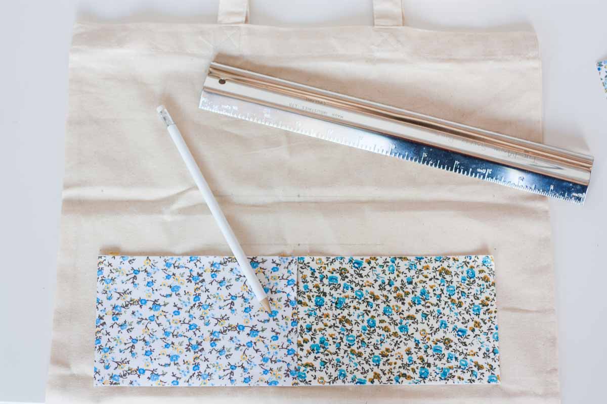 Diy floral quote tote bag trace