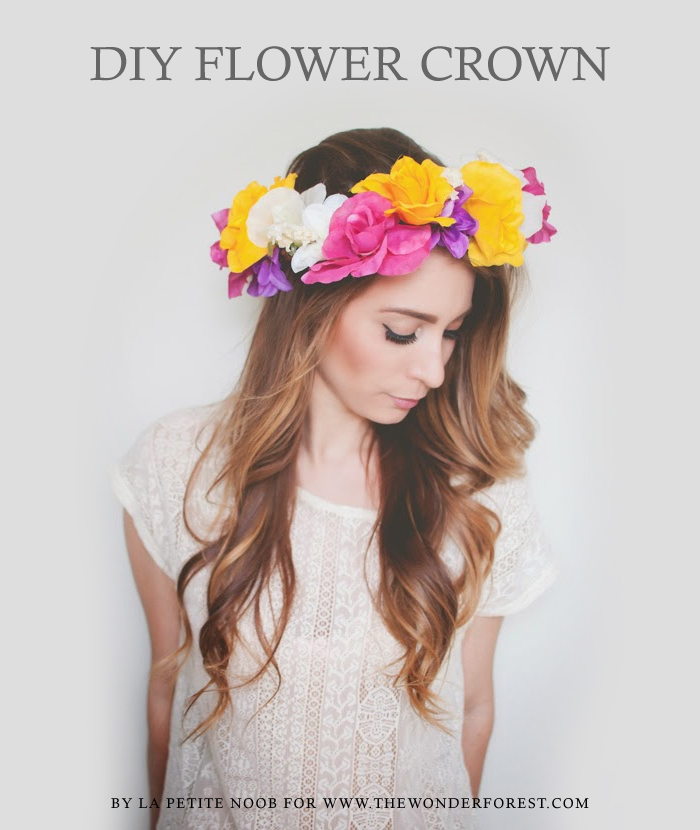 Diy flower crown tutorial