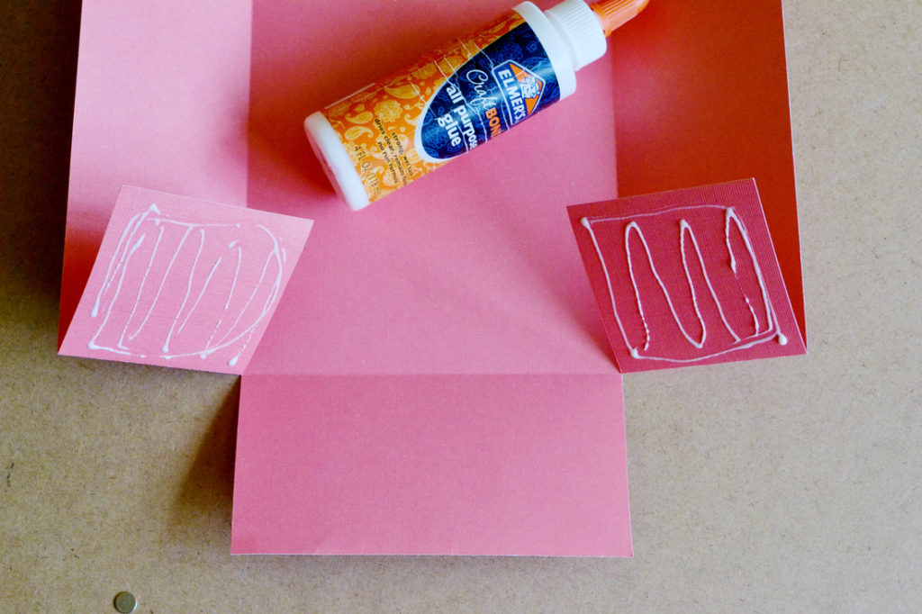 Diy scrapbook paper gift bags glue