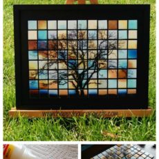 Glass tile tree mosaic 230x230 Pretty Mosaic Décor Projects