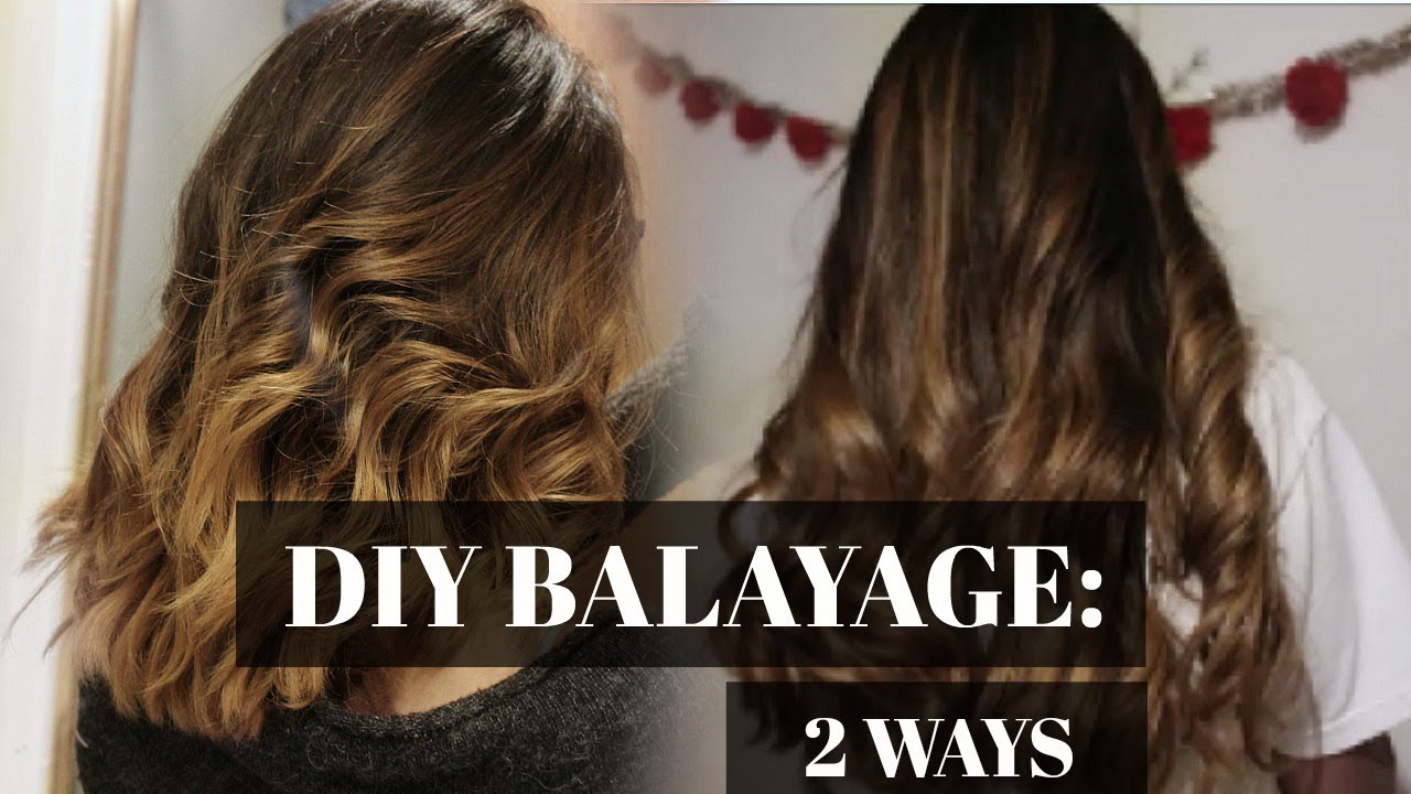 2 ways balayage hair
