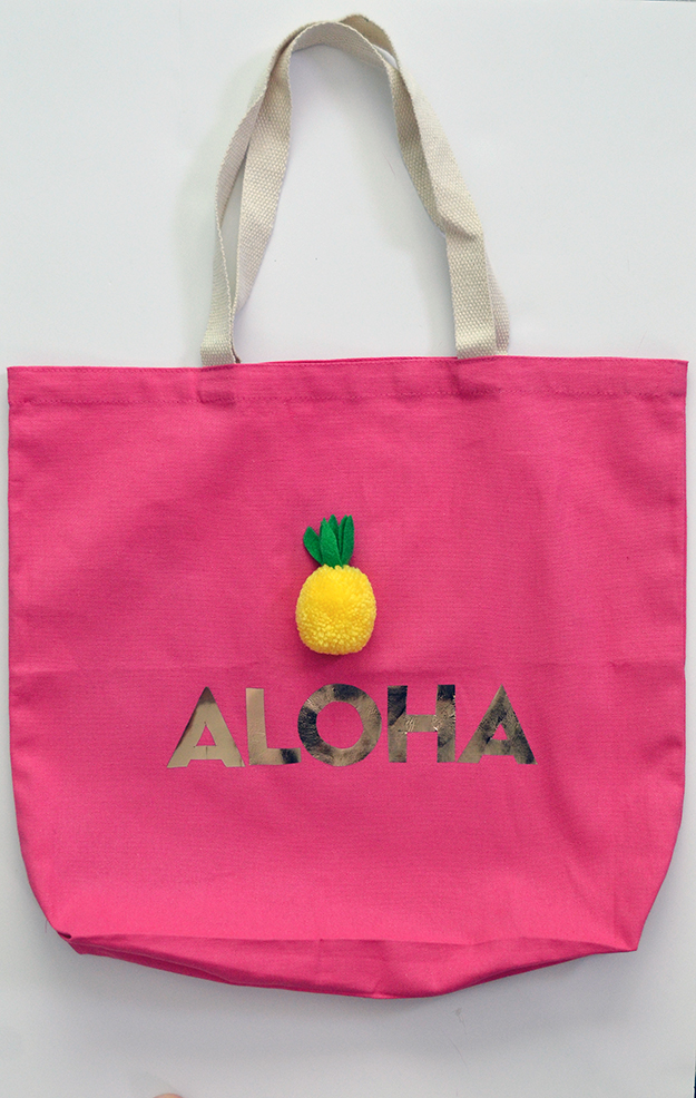 How to make an aloha tote bag carryall