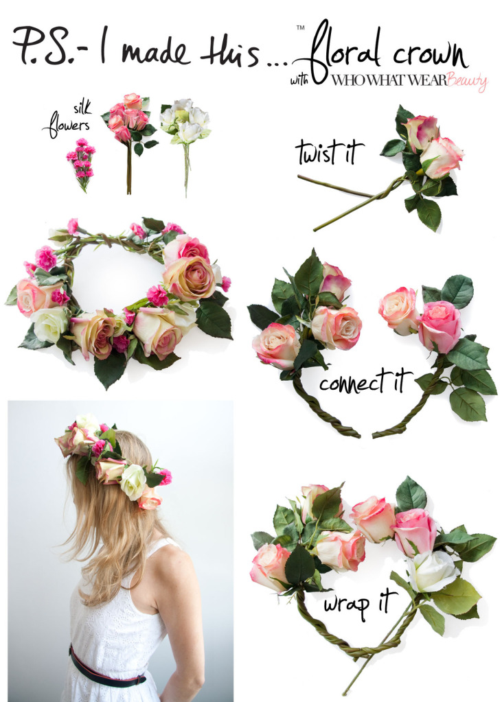 Wire roses flower crown