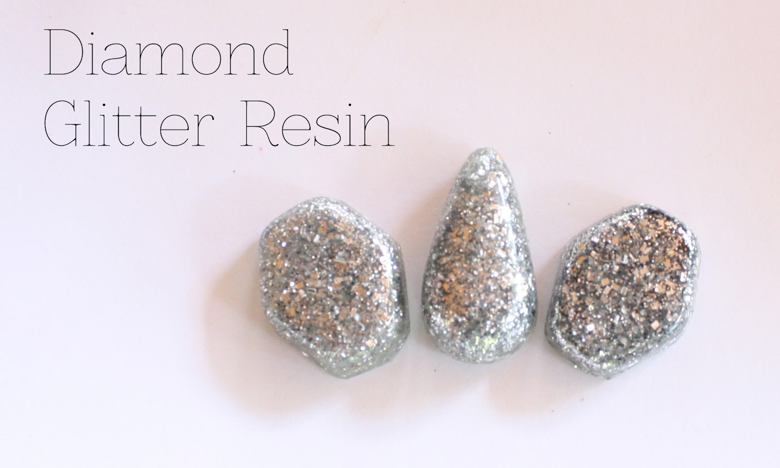 Diamond glitter resin jewelry diy