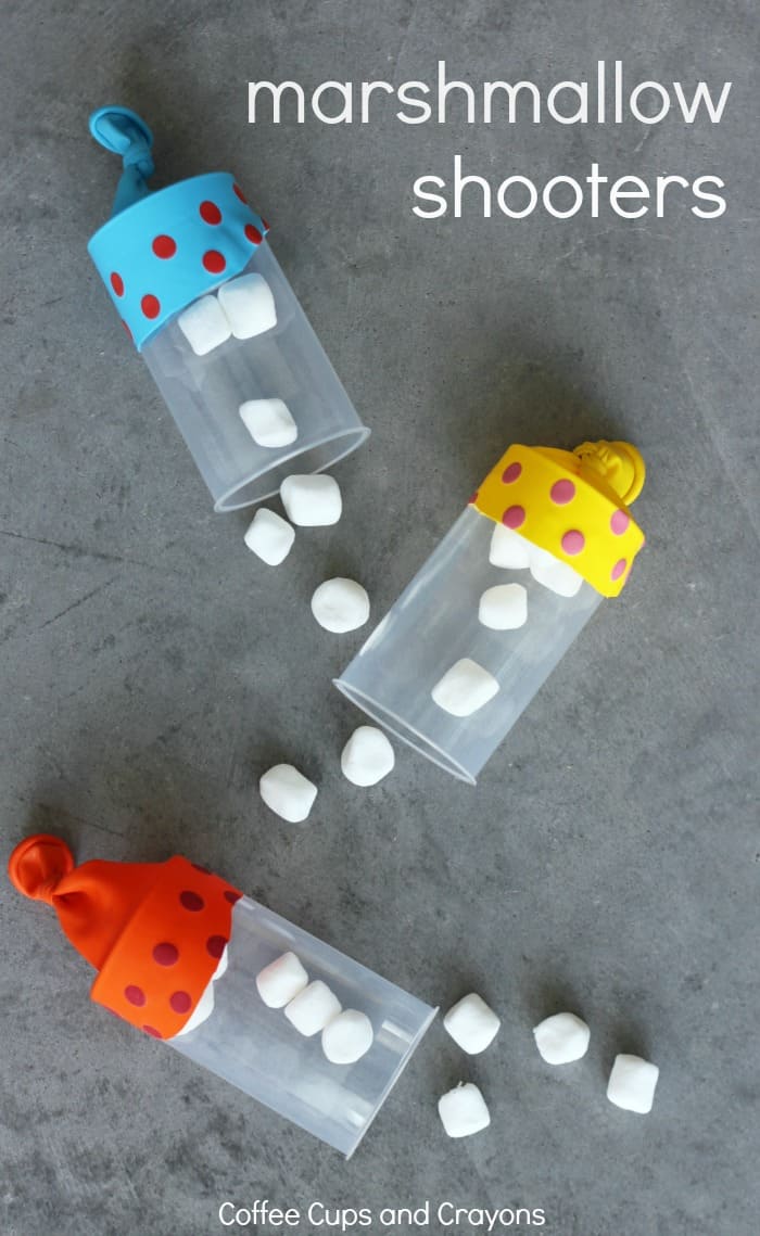 Diy marshmallow shooters such a fun craft for kids to make and play with