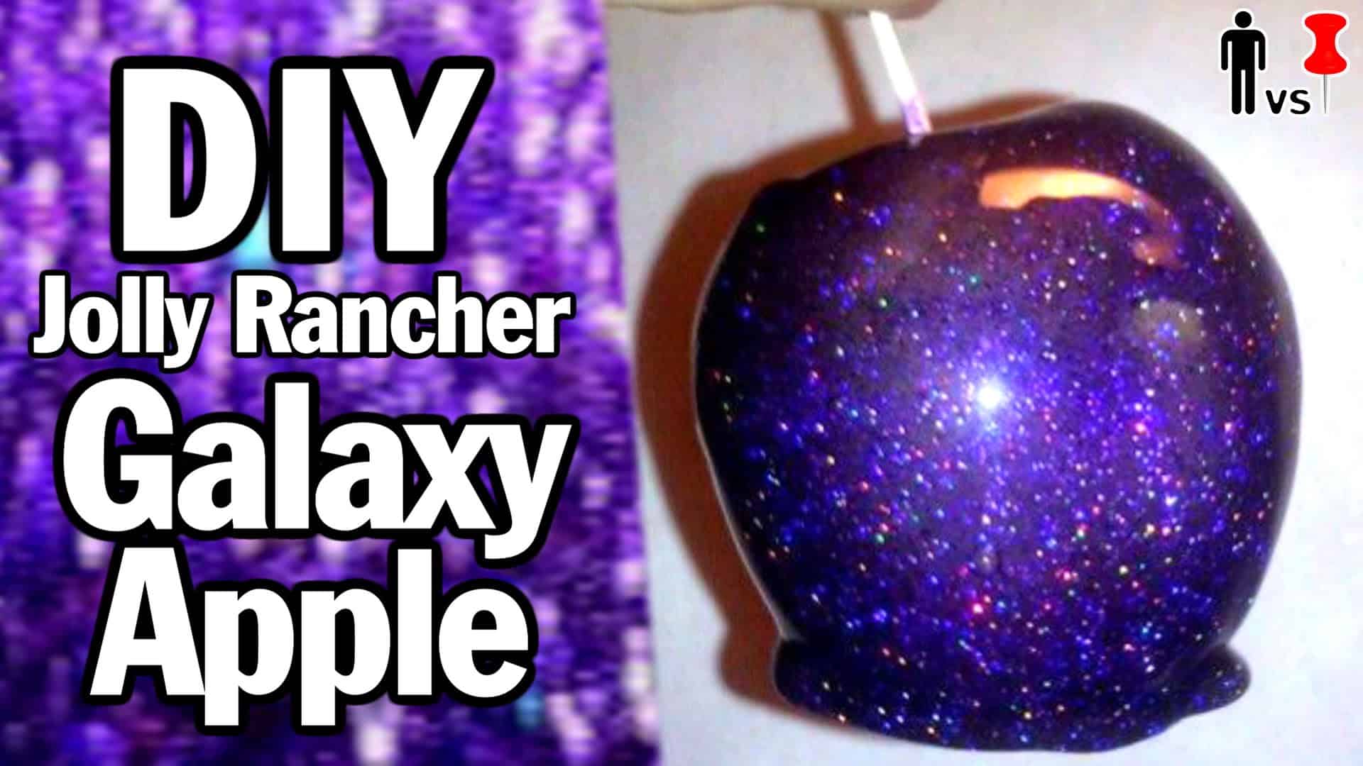 Diy galaxy jolly rancher apple