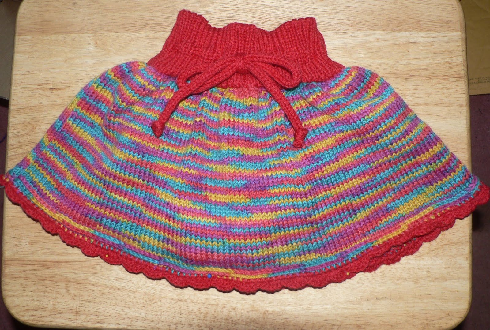 Rainbow skirt diaper cover