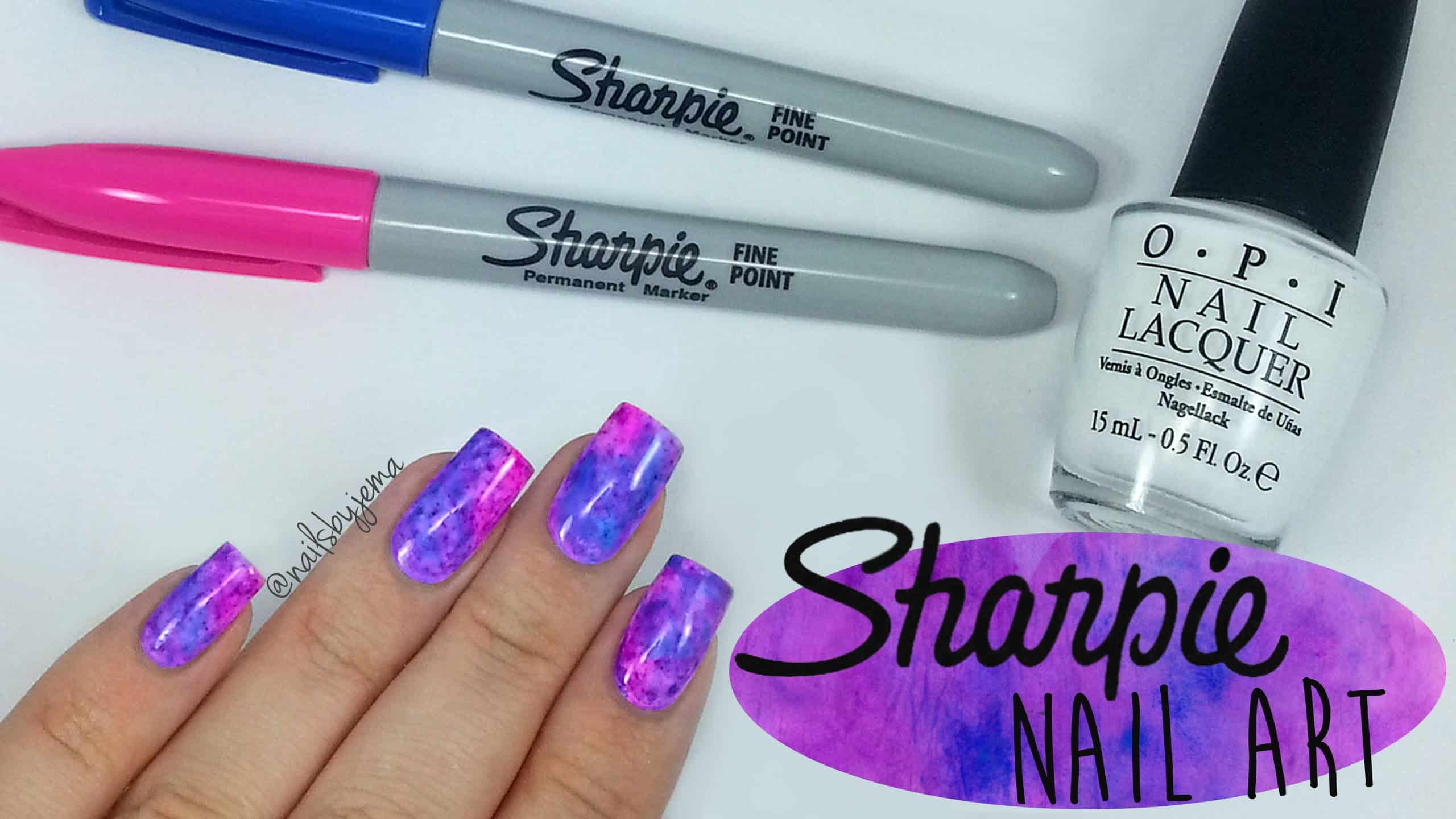 How to Create Sharpie Nail Art Flowers - wide 2