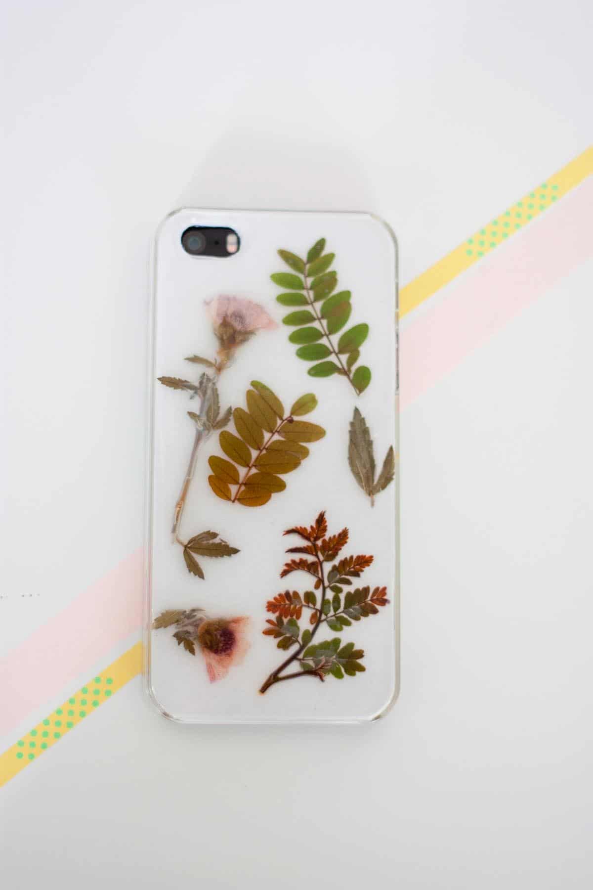 Botanical iphone case diy set4