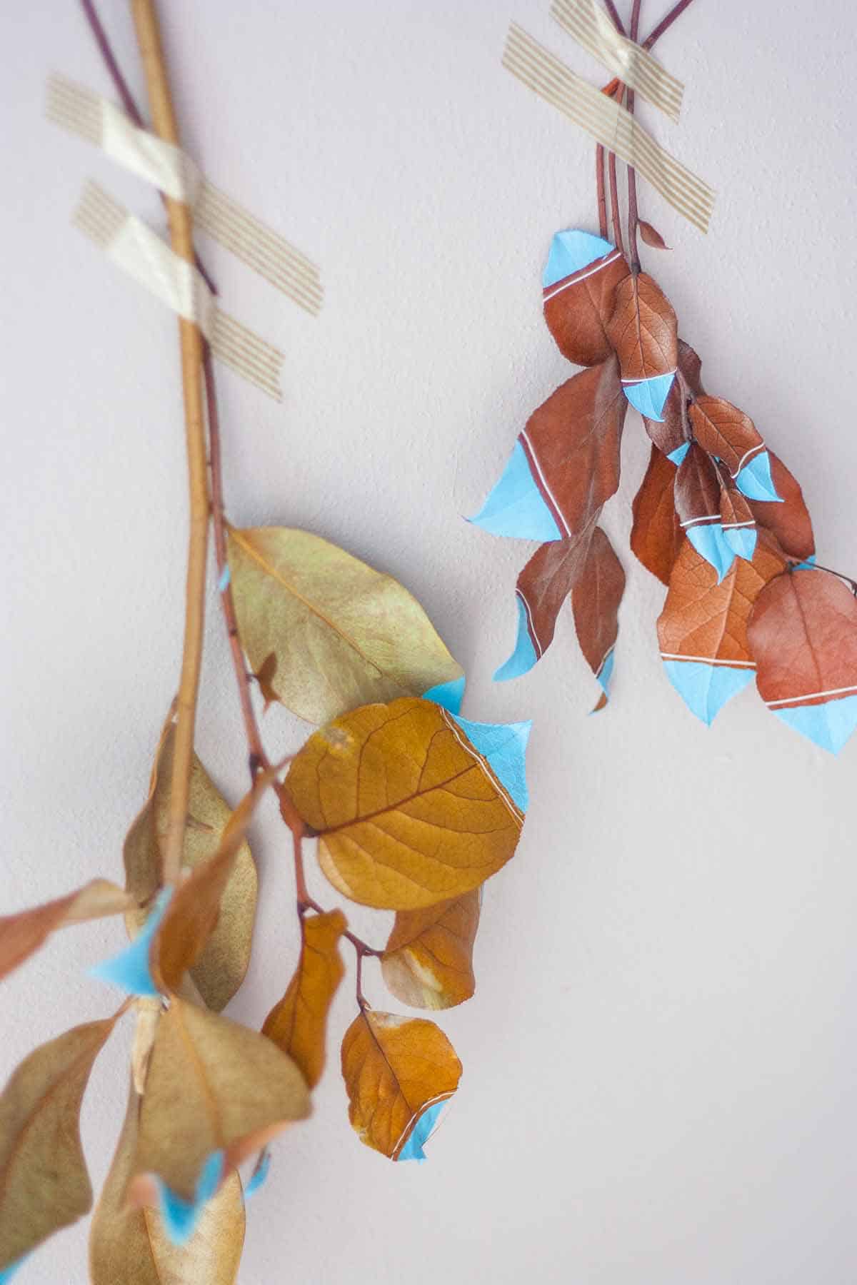Fall leaf wall hanging set1