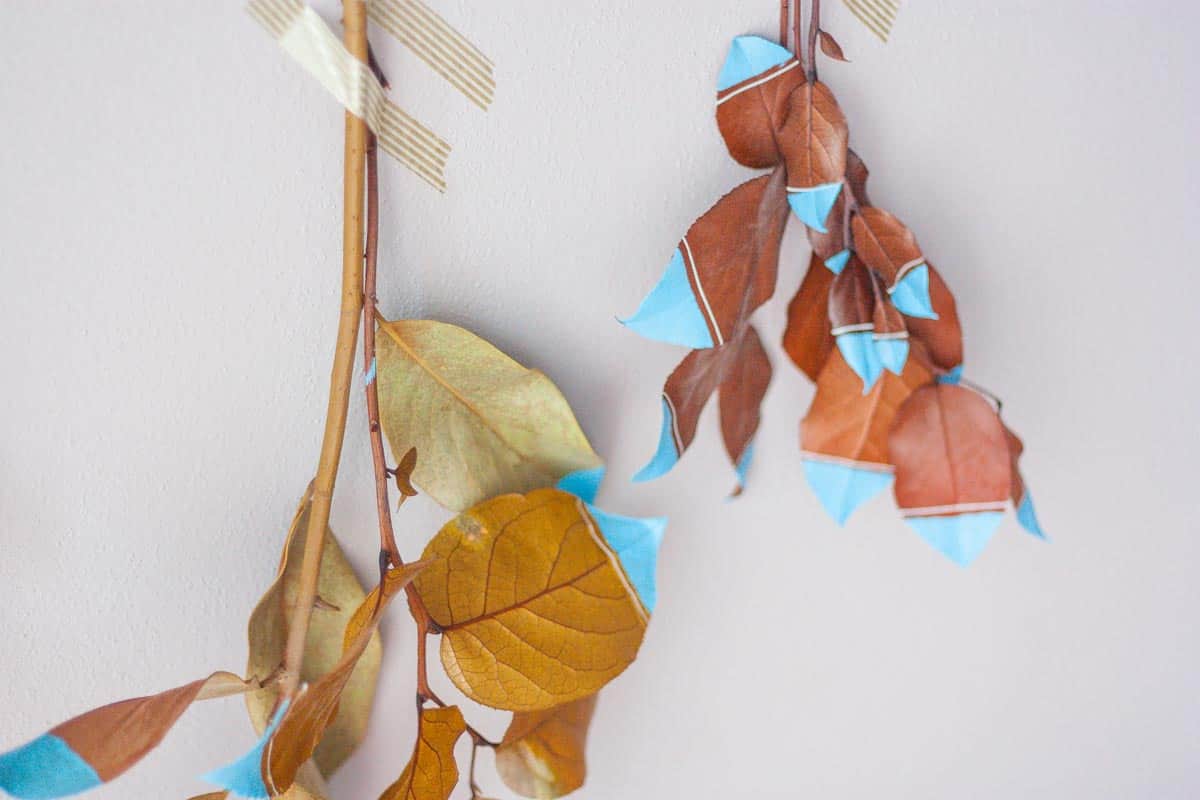 Fall leaf wall hanging set2